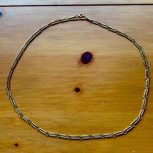 Vintage Assessocraft 55” Gold Tone Bar Chain